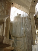 Bche de chantier - Sagrada Familia - Barcelone -Pour Agora